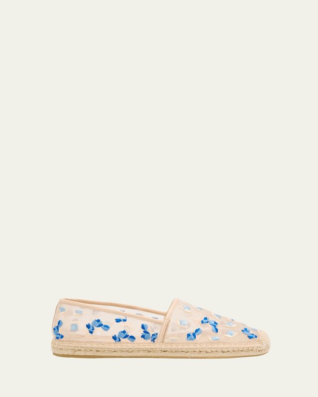 Bareitall Cotton Espadrille Loafers